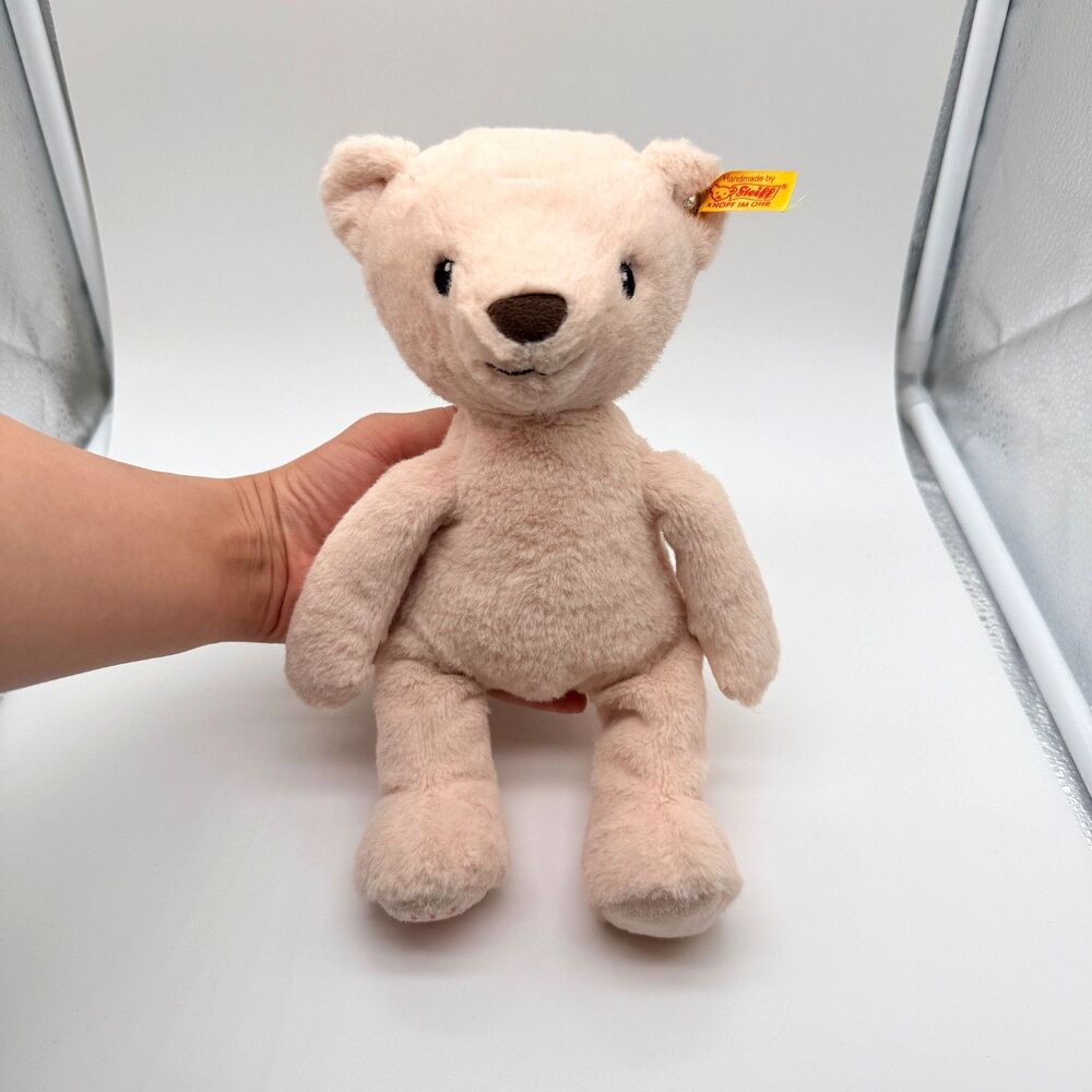 Steiff 242137 My First Steiff Teddy Bear Pink Plush Baby Shower Gift Toy